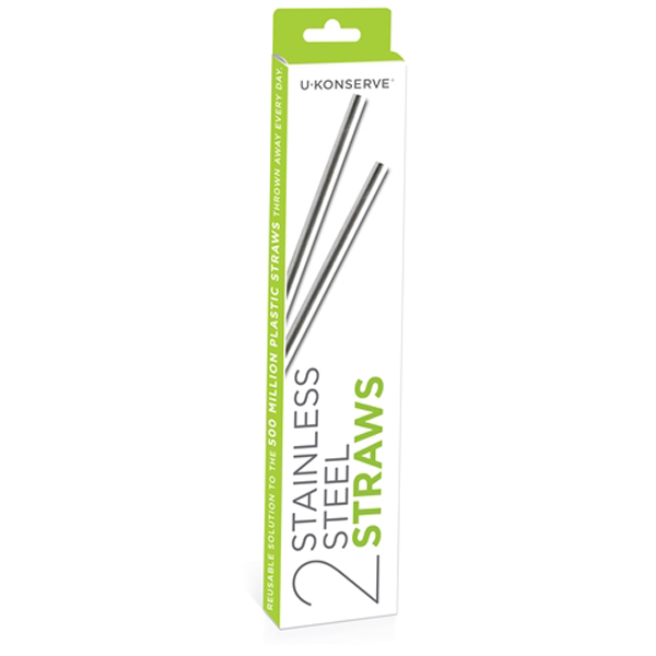 Ukonserve Stainless Steel Straw 2pk
