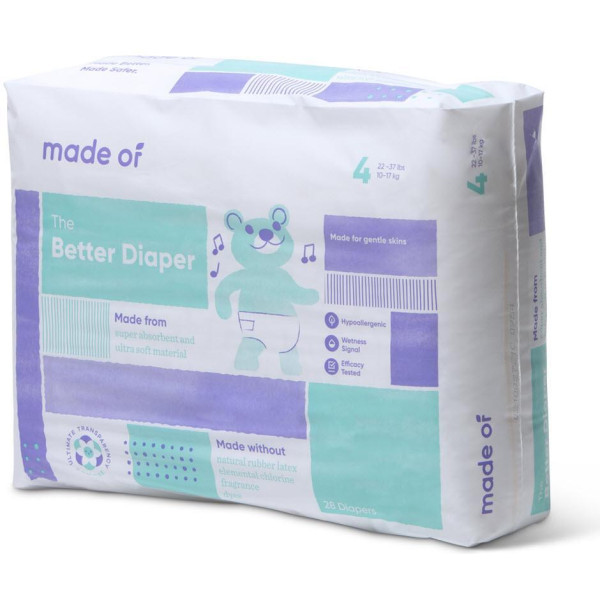 Made Of Diaper Size 4 10-17kg