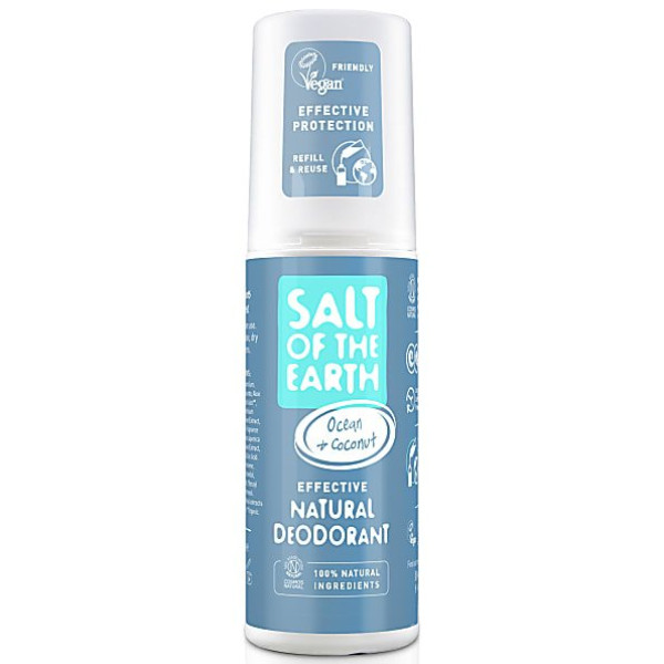 Salt of the Earth Natural Deodorant Spray 100ML - Ocean/Coconut
