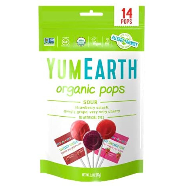 YumEarth Organic Sour Pops
