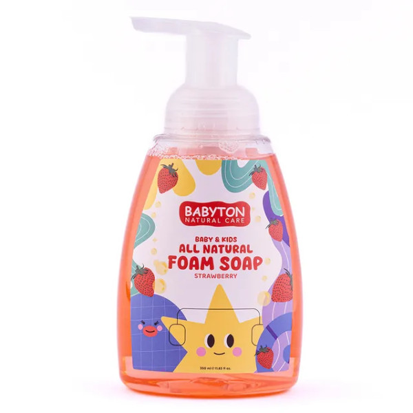 Babyton Baby & Kids Foam Soap Strawberry 350ml