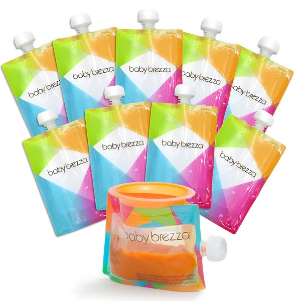 Baby Brezza Reusable Baby Food Pouches 10 PCK