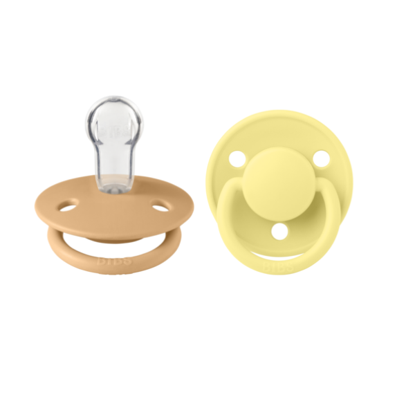 Bibs De Lux Round Pacifier 2 Pack 