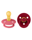 Bibs Colour Round Pacifier 2 Pack Size 1