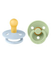 Bibs Colour Round Pacifier 2 Pack Size 2