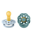 Bibs Boheme Round Pacifier 2 Pack Size 2