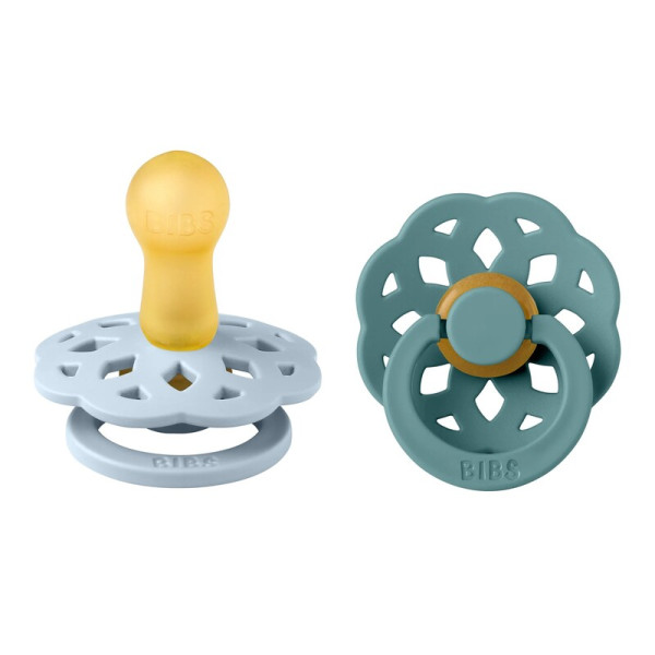 Bibs Boheme Round Pacifier 2 Pack Size 2