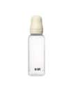 Bibs Baby BPA Free PP Bottle Latex 270ml Ivory | Medium Flow