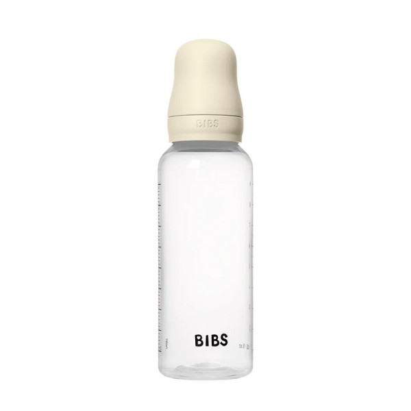Bibs Baby BPA Free PP Bottle Latex 270ml Ivory | Medium Flow