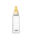 Bibs Baby BPA Free PP Bottle Latex 270ml Ivory | Medium Flow