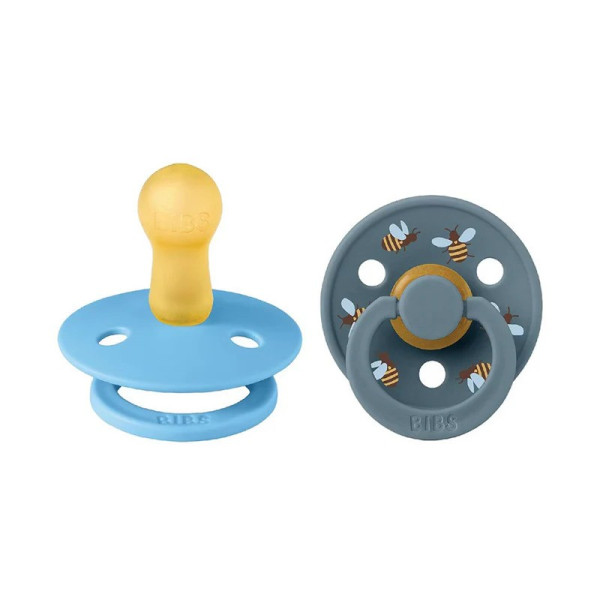 Bibs Color Pacifier Studio 2pck Bumble Bee -Breeze Mix