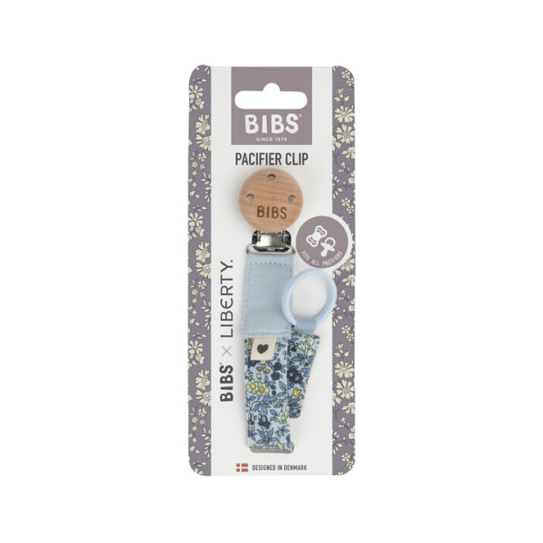 Bibs Liberty Pacifier Clip - Chamomile Lawn