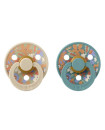 Bibs Liberty Colour 2 Pack Pacifier Size 2 - Vanilla Hush Mix