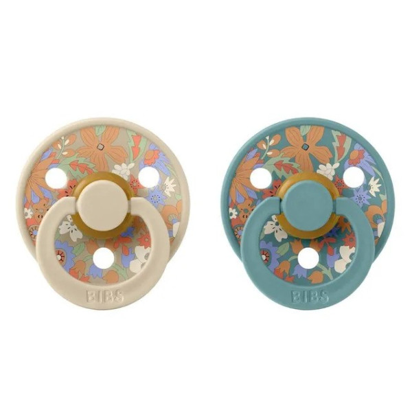 Bibs Liberty Colour 2 Pack Pacifier Size 2 - Vanilla Hush Mix