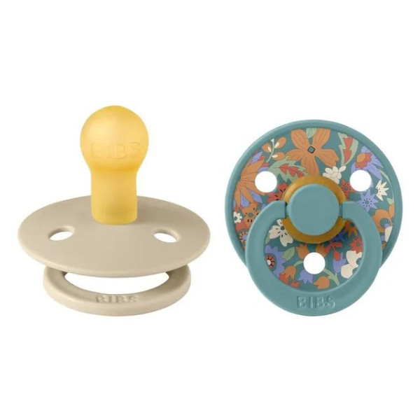 Bibs Liberty Colour 2 Pack Pacifier Size 2 - Vanilla Hush Mix