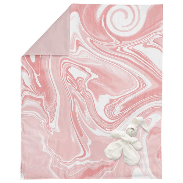 Elli Junior Bamboo Swaddle - Pink Marble