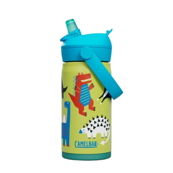 Camelbak Thrive Flip Straw Kids Bottle 12oz SS Insulated  -Dino Jam
