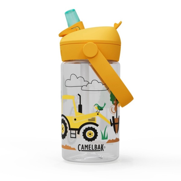 Camelbak Thrive Flip Straw Kids Bottle 14oz - Tractors and Trees