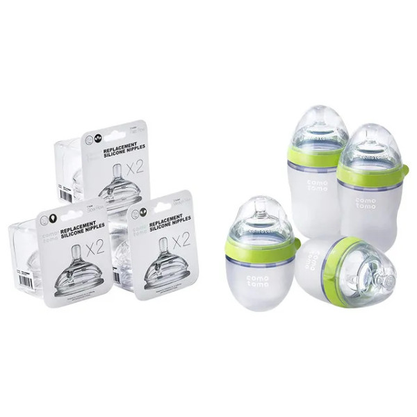 Comotomo Baby Bottle Bundle - Green