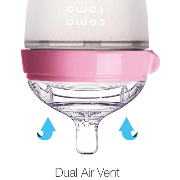 Comotomo Baby Bottle 250ml - Pink