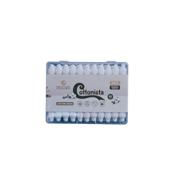 Cottonista Cotton Earbuds - 55pcs 