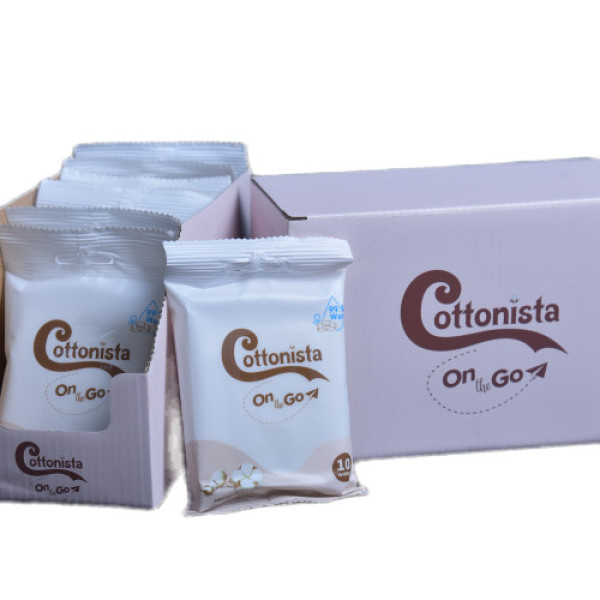 Cottonista Mini Water Wipes - 10wipes