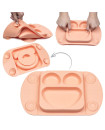 EasyTots EasyMat Mini Silicone Weaning Plate 