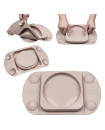 EasyTots MiniMax Silicone Portable Weaning Plate 