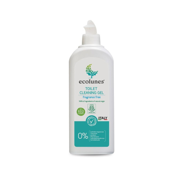 Ecolunes Toilet Cleaning Gel 500ml - Fragrance Free