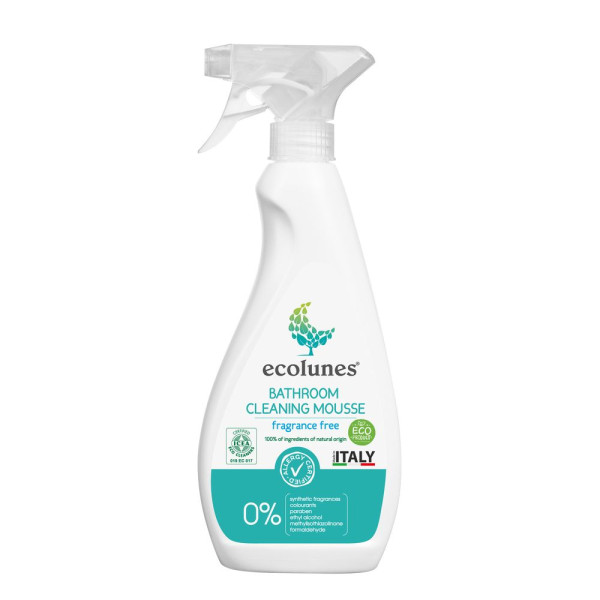 Ecolunes Bathroom Cleaning Mousse 500ml - Fragrance Free