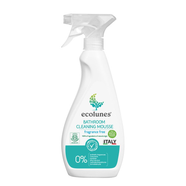 Ecolunes Bathroom Cleaning Mousse 500ml - Fragrance Free