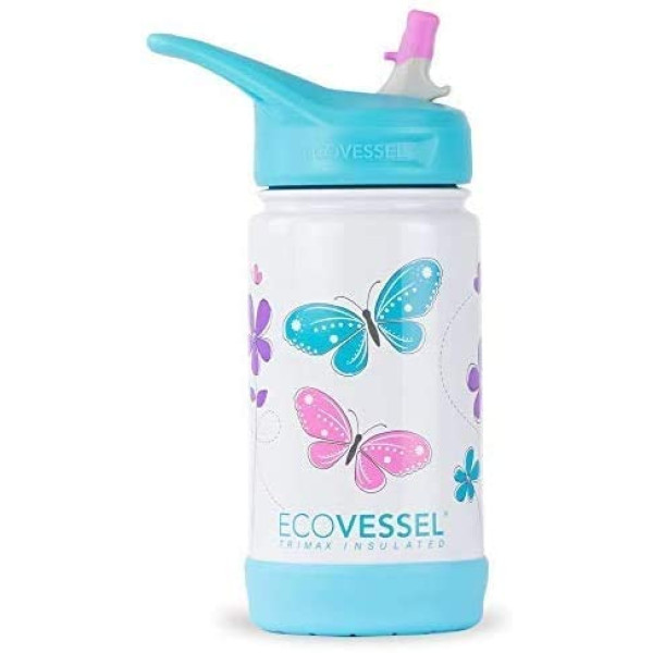 Ecovessel The Frost - Insulated Stainless Steel Kids Water Bottle 12oz
