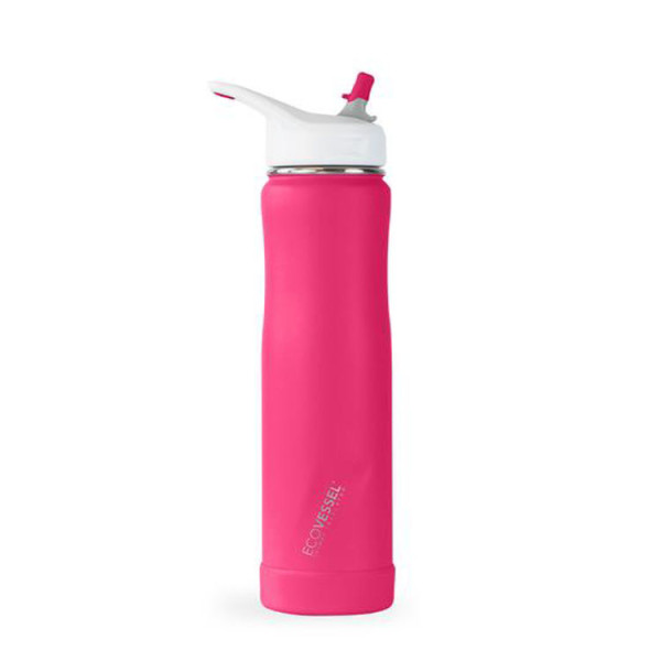 Ecovessel The Summit - Stainless Steel Insulated Straw Water Bottle 24oz