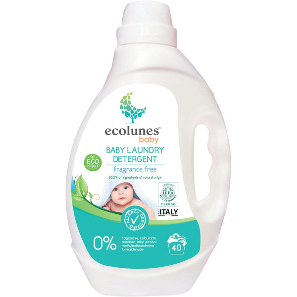Ecolunes Baby Laundry Detergent 2000ml Fragrance Free