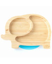 Eco Rascals Bamboo Elephant Suction Plate 