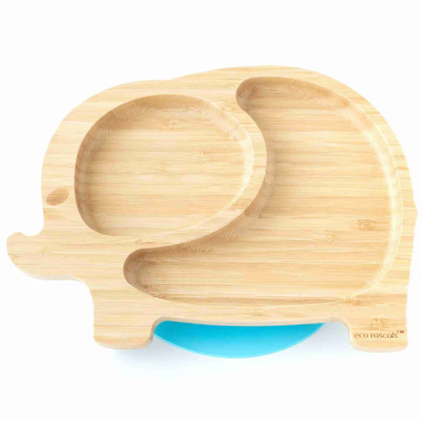 Eco Rascals Bamboo Elephant Suction Plate 