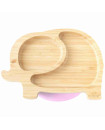 Eco Rascals Bamboo Elephant Suction Plate 