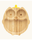 Eco Rascals Bamboo Owl Suction Plate 