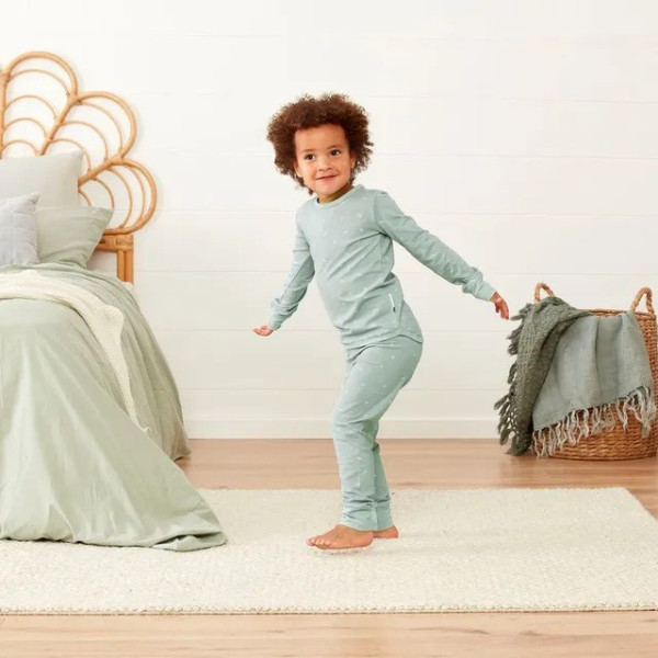 Ergopouch 2pc-Set  0.2 Tog Long Sleeve Pyjamas - Sage