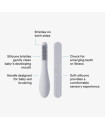 EZPZ  Baby Led Toothbrush and Tongue Depressor Pewter