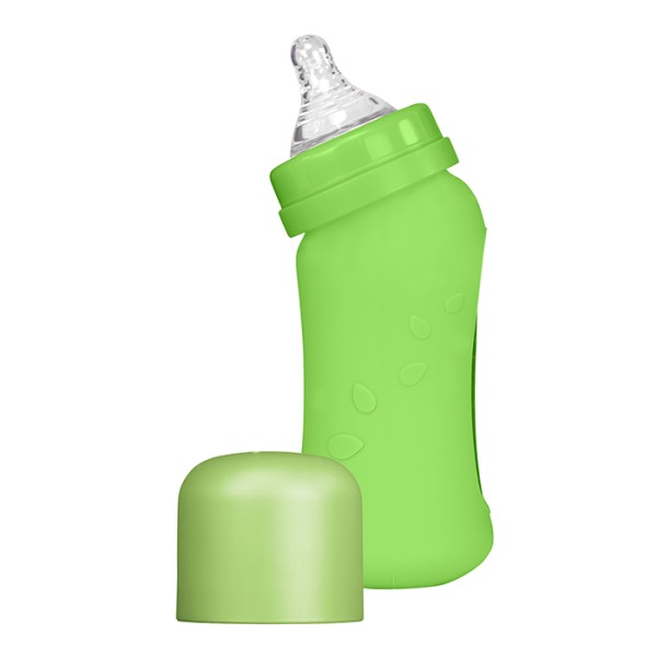 Green Sprouts Baby Glass Bottle with Silicone Cover - 8oz