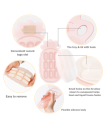 Haakaa Silicone Pineapple Nibble Tray - Blush