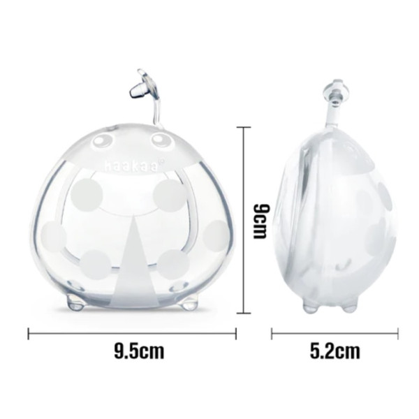Haakaa Ladybug Silicone Breast Milk Collector 75ml x2