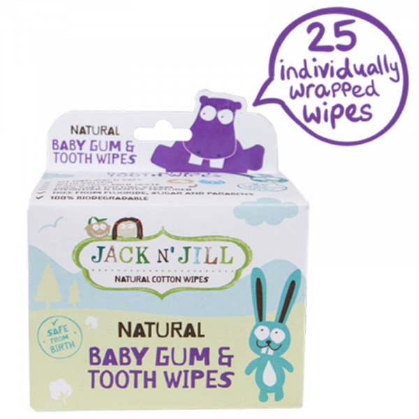 Jack N' Jill Tooth & Gum Wipes 