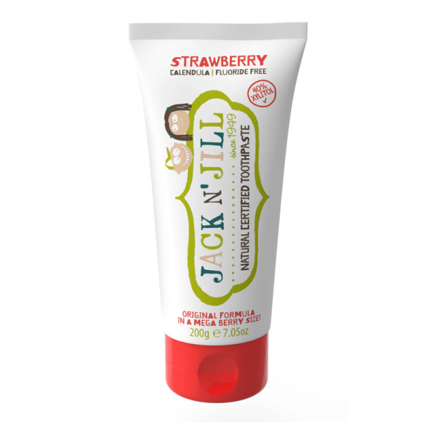 Jack n Jill Mega Berry Natural Toothpaste - Strawberry 