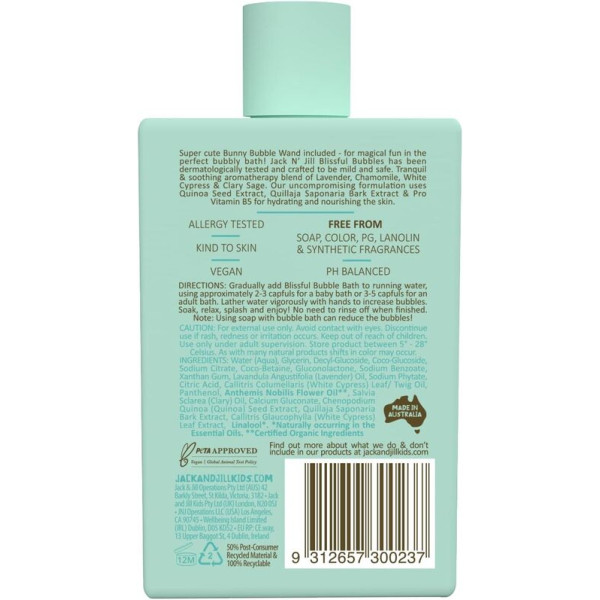 Jack n Jill Blissful Bubbles 300ml