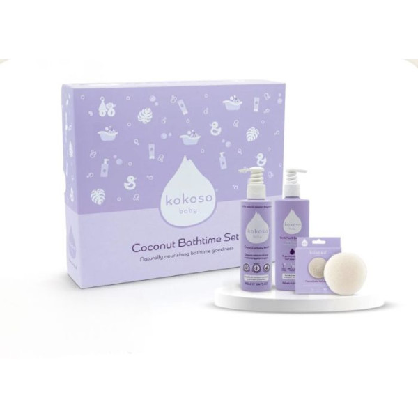 Kokoso Coconut Bathtime Set