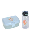 Lässig Lunch Set - 2 Comapartment Lunchbox with 460ml Water Bottle