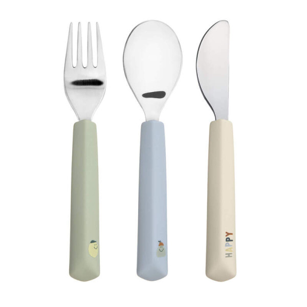 Lässig Cutlery with Silicone Handle 