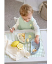 Lässig Silicone Suction Dish Set - Happy Fruits Lemon